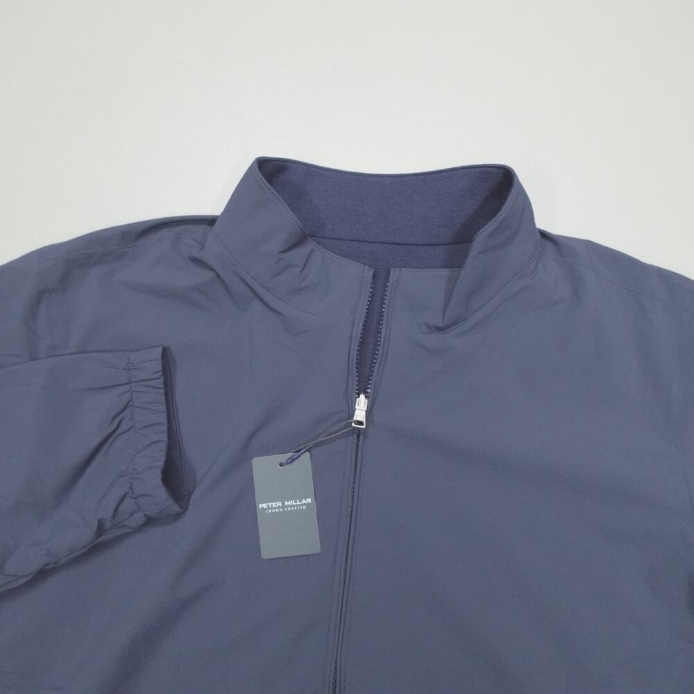 Peter Millar Crown Crafted Ryder Reversible Full Zip Jacket Men's Size 2XL Navy